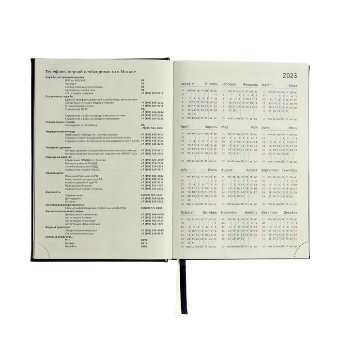 Ежедневник датированный 2024 A5 176 листов, deVENTE.Symbol, твёрдая обложка из искусственной кожи, тиснение фольгой, ляссе, кремовый блок 70 г/м2, синий Ежедневник датированный 2024 A5 176 листов, deVENTE.Symbol, твёрдая обложка из искусственной кожи, тиснение фольгой, ляссе, кремовый блок 70 г/м2, синий