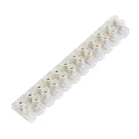 Клеммная колодка Smartbuy, 12 секций, 4 мм, 3 А, полиэтилен, белая