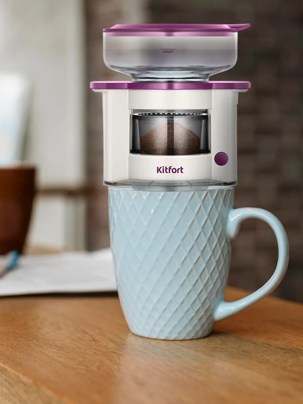 Кофеварка портативная КТ-7576 - 0.15 л