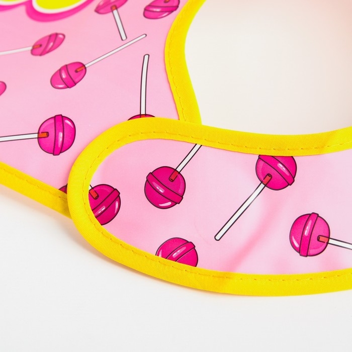 Нагрудник для кормления &laquo;Sweet Baby&raquo; непромокаемый на липучке, с карманом