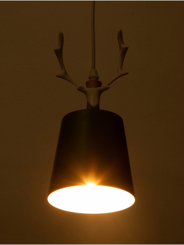 Светильник BayerLux "Олень" 1хE27 40Вт зеленый-белый 13х13х100 см