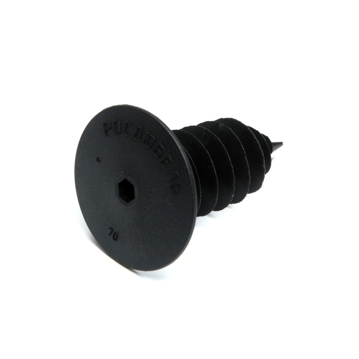 Дюбель ТУНДРА, для изоляционных материалов, винтовой, 28х70 мм, 500 шт