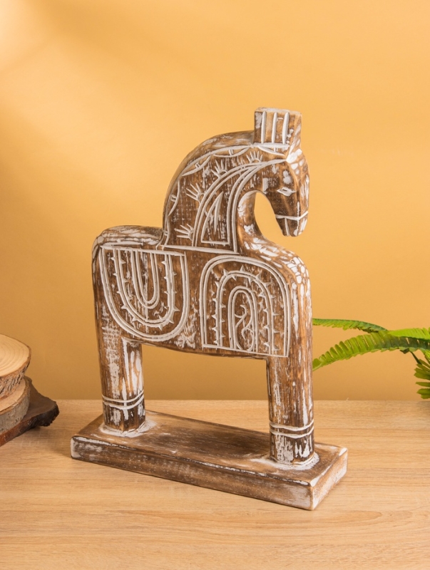 Сувенир &laquo;Конь&raquo;, 25&times;10&times;37 см, дерево, коричневый