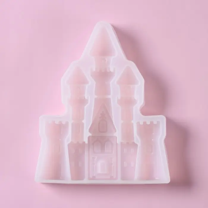 Молд Доляна &laquo;Сказочный замок&raquo;, силикон, 15&times;12&times;2 см, цвет белый