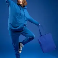 Шопер B4, синий с синими ручками