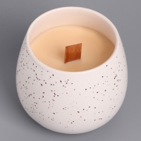 Свеча из соевого воска в кашпо &laquo;Нежность&raquo;, 8&times;8 см, МИКС