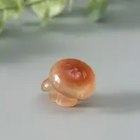 Сувенир эпоксидная смола флюоресцентный "Грибочки" набор 9 шт 1х2,4 см