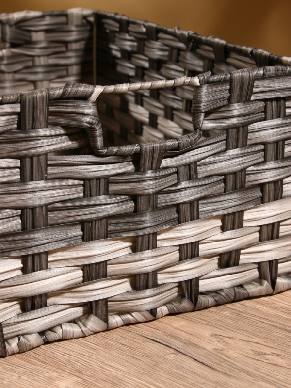 Корзина плетеная 40х29х17 см, пластик