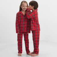 Пижама детская KAFTAN "Клетка" размер 30 (98-104 см) Пижама детская KAFTAN "Клетка" размер 30 (98-104 см)