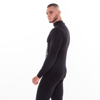 Термобельё мужское НАЧЁС (фуфайка, кальсоны) принт волк, цвет чёрный, размер 50 Термобельё мужское НАЧЁС (фуфайка, кальсоны) принт волк, цвет чёрный, размер 50