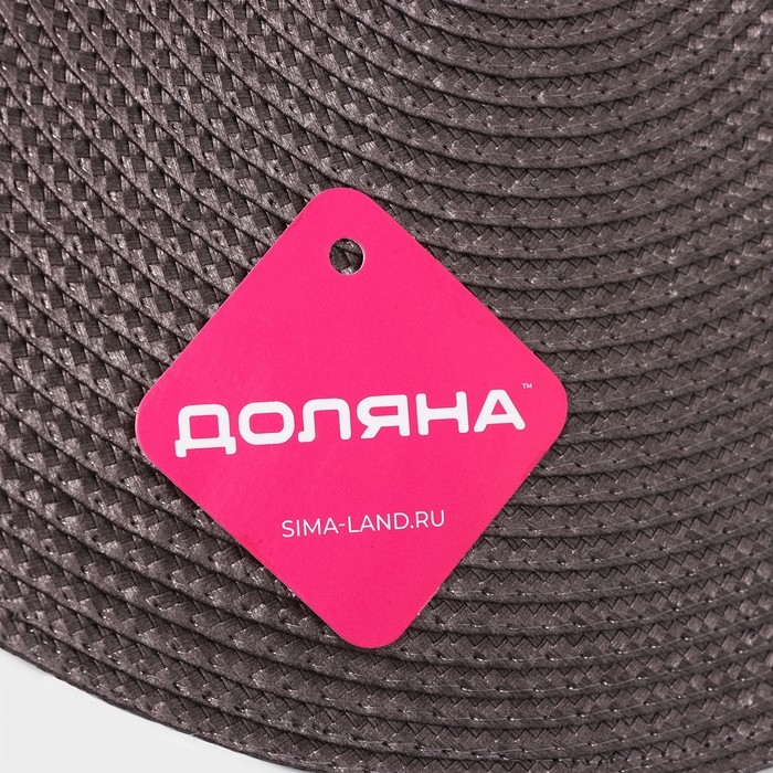 Салфетка сервировочная на стол Доляна &laquo;Лофт&raquo;, d=38 см, цвет коричневый