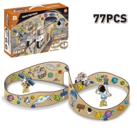 Автотрек &laquo;Гибкий&raquo;, несколько вариантов сборки, работает от батареек