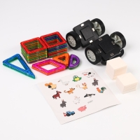 Магнитный конструктор &laquo;Синий трактор&raquo;, 39 деталей