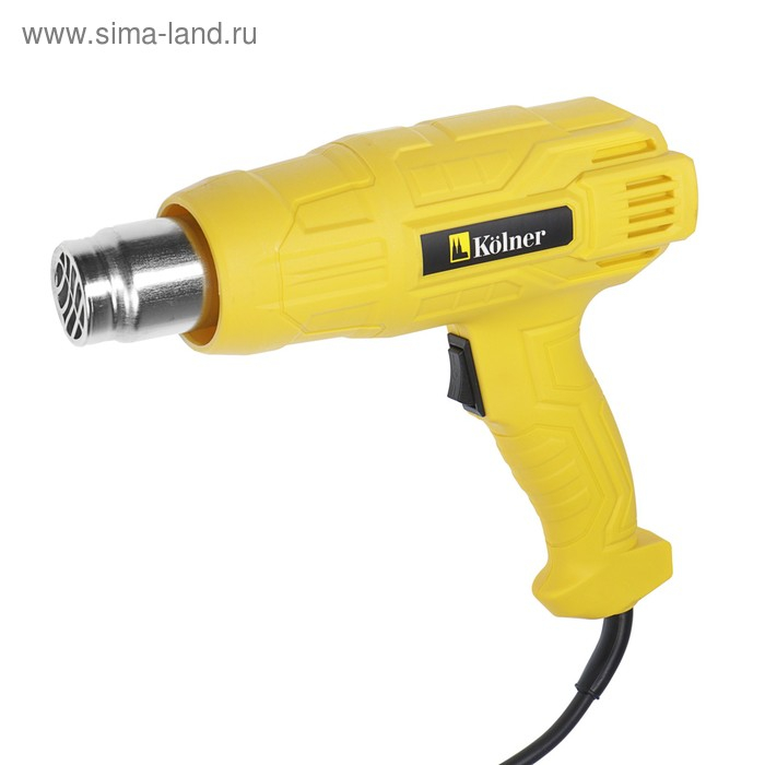 Фен технический Kolner KHG 1800, 1800 Вт, 300/500 л/мин, 300/500 С°, набор насадок Фен технический Kolner KHG 1800, 1800 Вт, 300/500 л/мин, 300/500 С°, набор насадок