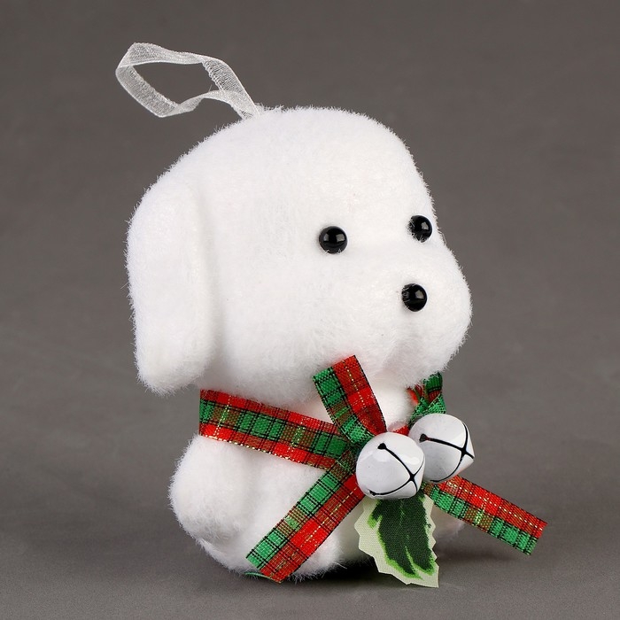 Игрушка из пенопласта &laquo;Собака&raquo; с колокольчиком, 9 см