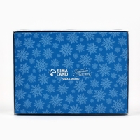 Коробка складная под 6 конфет &laquo;Морозная роскошь&raquo;, 13.5 х 9.8 х 3.8 см, Новый год