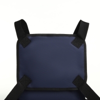 Сумка нагрудная на молнии, 2 наружных кармана, цвет синий Сумка нагрудная на молнии, 2 наружных кармана, цвет синий