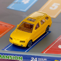 Парковка &laquo;Мега паркинг&raquo;, 6 металлических машин + коврик