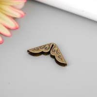 Защитный уголок для альбома металл "Завитки" набор 50 шт бронза 1,4х1,4 см Защитный уголок для альбома металл "Завитки" набор 50 шт бронза 1,4х1,4 см