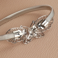 Подхват для штор &laquo;Бабочка&raquo;, 9 &times; 3 см, 23,5 см, цвет серебряный