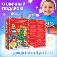 Новогодний набор «Подарок на Новый год», 12 книг + 2 бонуса: браслет и плакат-адвент Новогодний набор «Подарок на Новый год», 12 книг + 2 бонуса: браслет и плакат-адвент