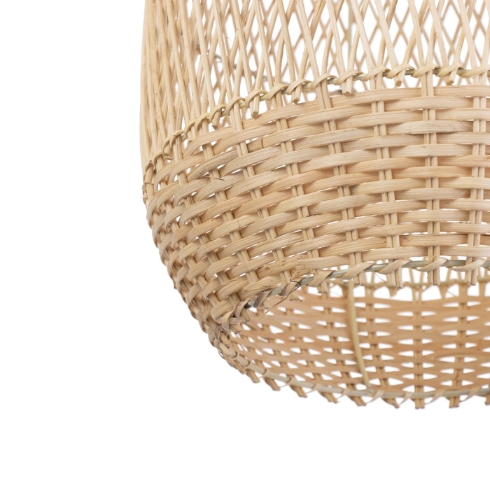 Светильник потолочный из ротанга "Буана" 1х120Вт, Е27, 30х30х60 см