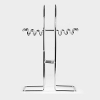 Столовые приборы из нержавеющей стали &laquo;Классика&raquo;, 24 предмета, на подставке, толщина 1,2 мм, цвет серебряный