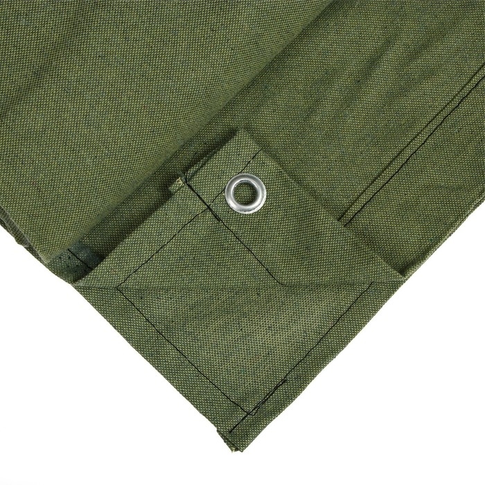 Штора брезентовая, водоотталкивающая, плотность 450 г/м&sup2;. 4 &times; 2.5 м, люверсы по стороне 4 м, шаг 30 см, цвет МИКС