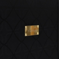 Сумка - переноска для животных "Люкс", ПВХ, жаккард, 49 х 30 х 35 см, чёрная