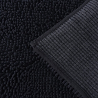 Коврик для дома LaDо́m, букли, плотность 1400 г, 50&times;80 см, цвет графитовый