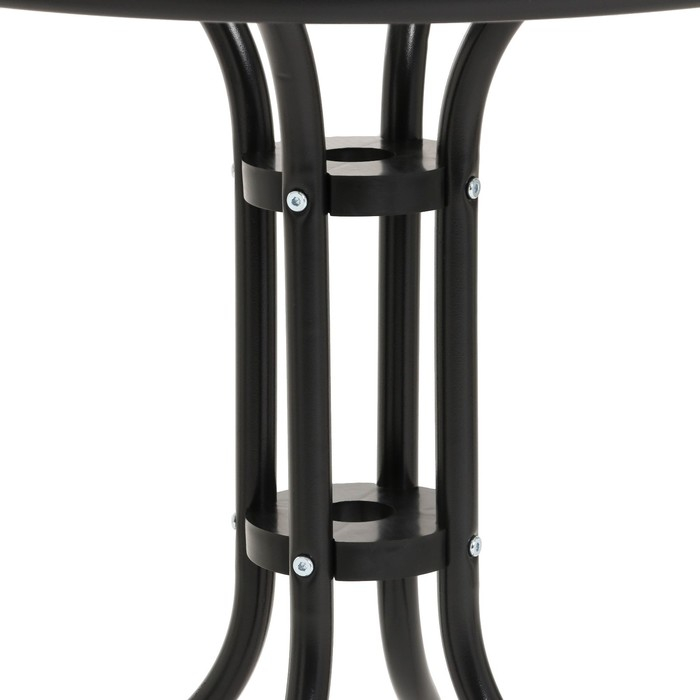 Набор садовой мебели: стол, 4 стула, коричневый Набор садовой мебели: стол, 4 стула, коричневый