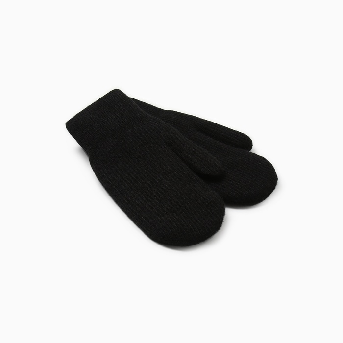 Варежки женские MINAKU, цвет черный, 22 см Варежки женские MINAKU, цвет черный, 22 см