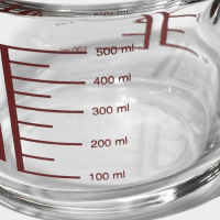 Кувшин мерный из жаропрочного стекла Доляна &laquo;Классика&raquo;, 500 мл, 18&times;13&times;9 см