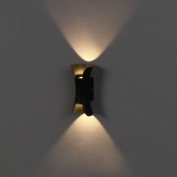 Светильник фасадный &laquo;Элегант&raquo;, FSD-091, 6 Вт, 3000К, IP65, 220 В, металл, черный