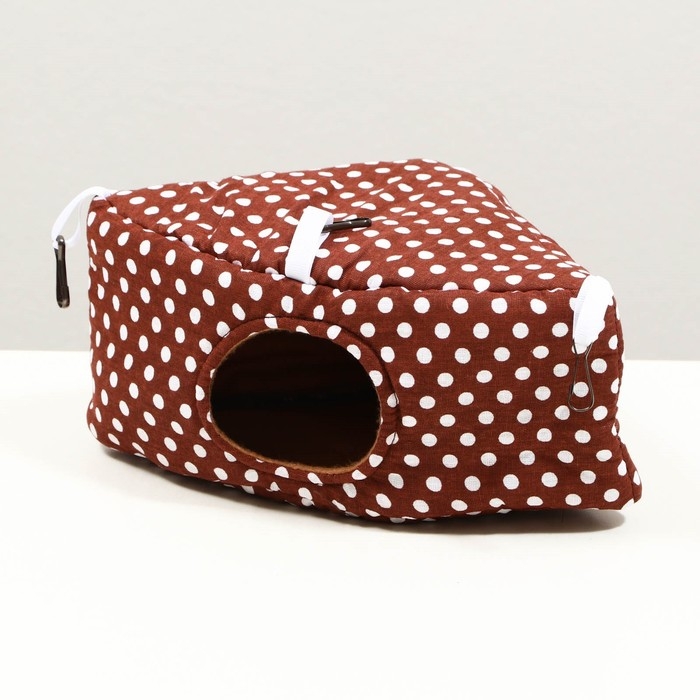 Домик Домик "Уголок" для грызунов 19*28,5*12 см, бязь флис, поролон