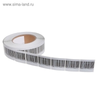 Этикетка радиочастотная &laquo;Штрих-код&raquo; 4&times;4, рулон 1000 шт.