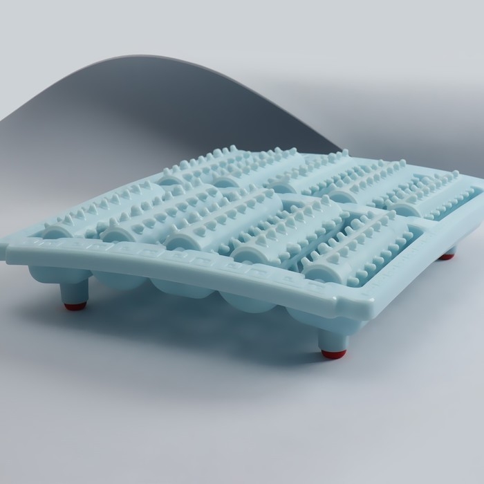 Массажёр &laquo;Барабаны&raquo;, 26 &times; 22 &times; 5 см, 5 рядов, цвет МИКС