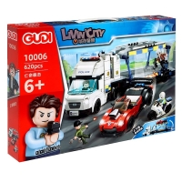 Конструктор Полиция &laquo;Автоугонщики&raquo;, 620 деталей