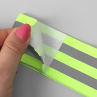 Повязка нарукавная светоотражающая, эластичная, на липучке, 35 &times; 4,8 см