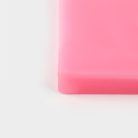 Молд &laquo;Оттепель&raquo;, силикон, 12,5&times;6,5&times;1 см, цвет розовый