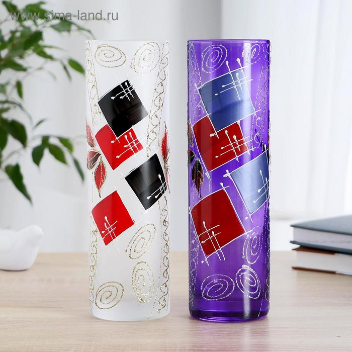 Ваза Ваза "Домино" 7,5х26,5 см МИКС