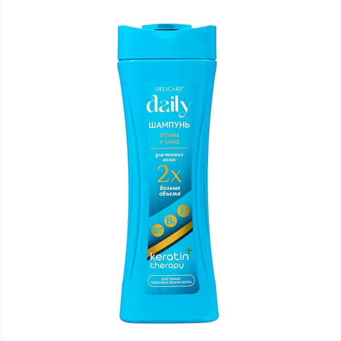 Шампунь для волос Delicare Daily кератин и объем, 600 мл Шампунь для волос Delicare Daily кератин и объем, 600 мл