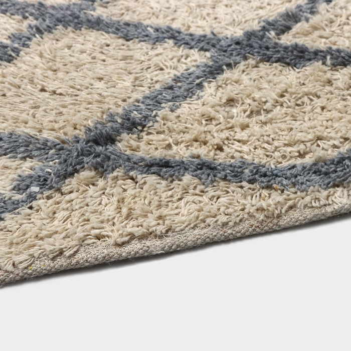 Коврики для ванной и туалетай Доляна AntiSlip, 2 шт: 50&times;80 см, 50&times;50 см