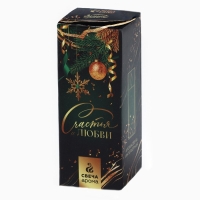 Новогодняя свеча интерьерная в колбе &laquo;Новый год: Рябина&raquo; 3х3х8см