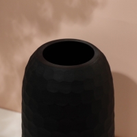 Ваза для цветов &laquo;Сара&raquo; из черного стекла 31 х 15 х 15 см