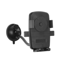 Держатель телефона CARTAGE, на гибкой штанге, раздвижной 5.5 - 8.5 см, цвет черный