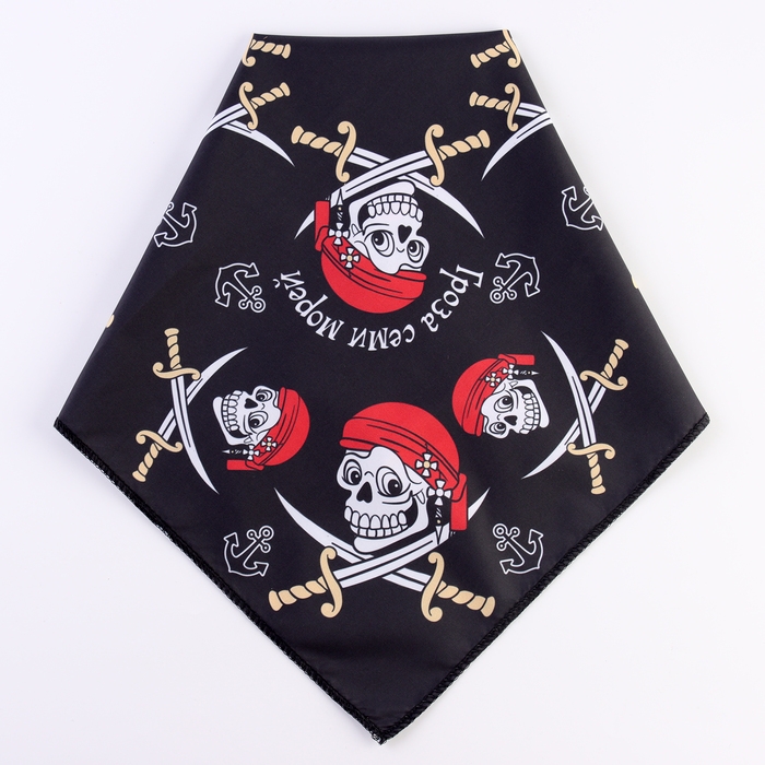 Бандана &laquo;Гроза семи морей&raquo;, 50х50 см