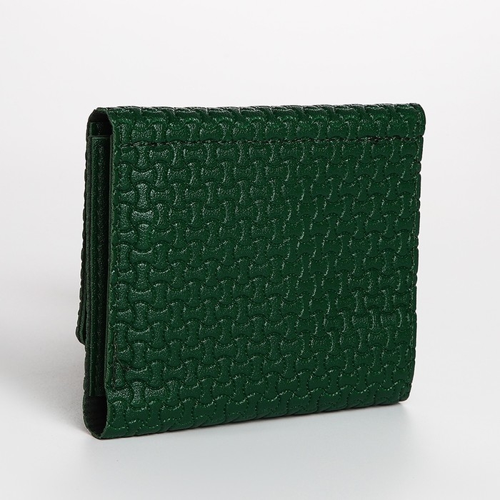 Кошелёк женский на кнопке, цвет зелёный Кошелёк женский на кнопке, цвет зелёный