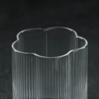 Стакан &laquo;Флер&raquo;, 260 мл, 7&times;8 см, стекло, прозрачный