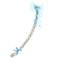 Коса на зажиме &laquo;Снежная принцесса&raquo;, 50 см